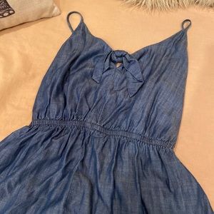 Mossimo Jean Chambray Romper Size Medium